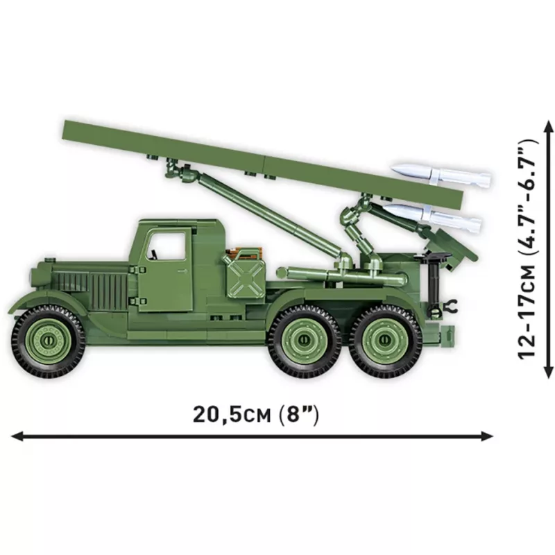 COBI-palikat BM-13 Katjuscha ZIS-6 440 osaa