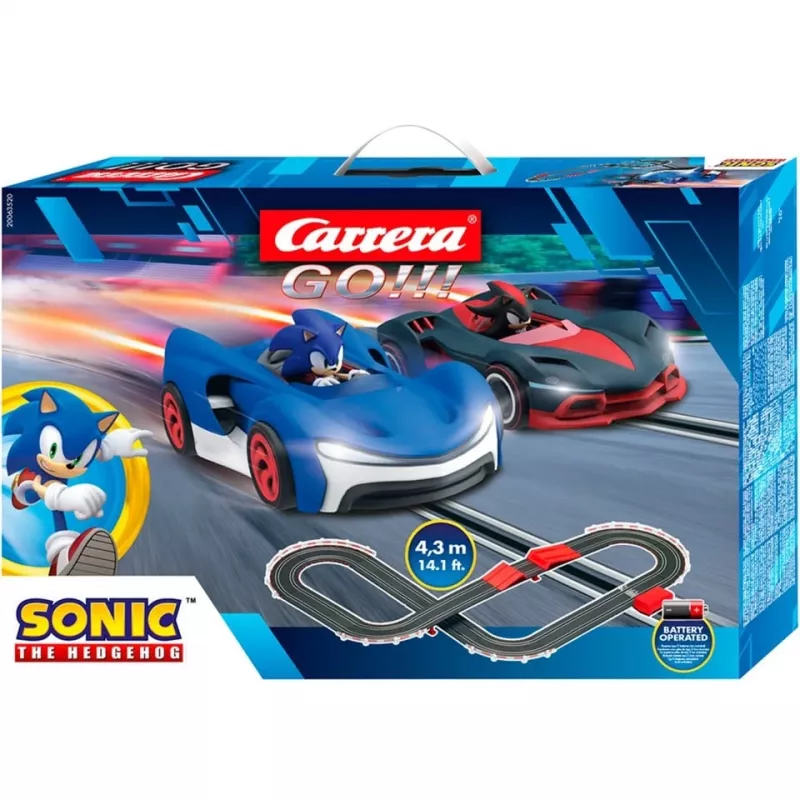 CARRERA GO Sonic rata 4,3 m + jyrkkäkaarre 20063520