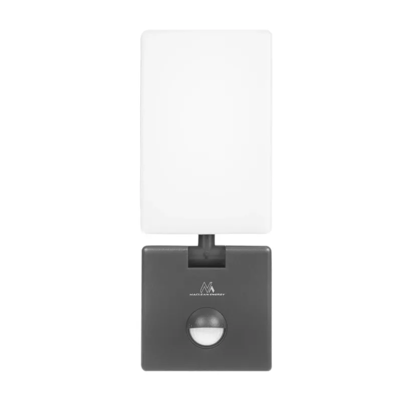 LED-valonheitin MACLEAN MCE516 PIR-liiketunnistimella, 50W, harmaa