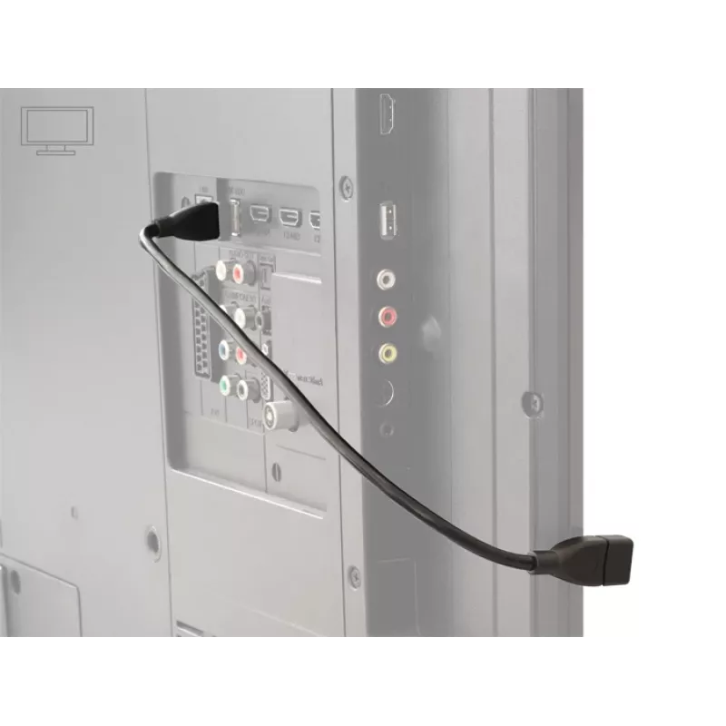 USB-kaapeli DeLOCK 35 cm USB 2.0 83498 musta