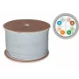 Verkkokaapeli Q-LANTEC KIF6PVC305Q Cat.6A F/UTP 305m harmaa, 23 AWG säie, PVC-vaippa, 250 MHz