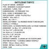 COBI 4839 Historical Collection taistelulaiva Tirpitz rakennuspalikkasarja, 2810 osaa, 1:300