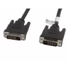 DVI-kaapeli Lanberg CA-DVID-10CC-0018-BK 1,8 m musta