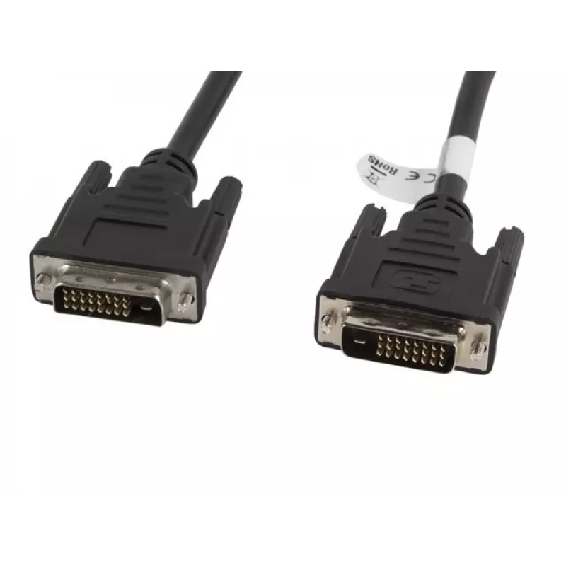 DVI-kaapeli Lanberg CA-DVID-10CC-0018-BK 1,8 m musta