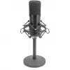 USB-kondensaattorimikrofoni, studio, musta
