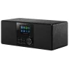 Internetradio JVC RA-E981B — Wi‑Fi- ja Bluetooth-suoratoisto, DAB+, FM, 2x5W, 40 aseman muisti, USB, AUX, LCD-näyttö