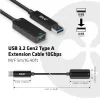 CLUB3D USB 3.2 Gen2 Type-A jatkokaapeli 10 Gbit/s M/F 5 m