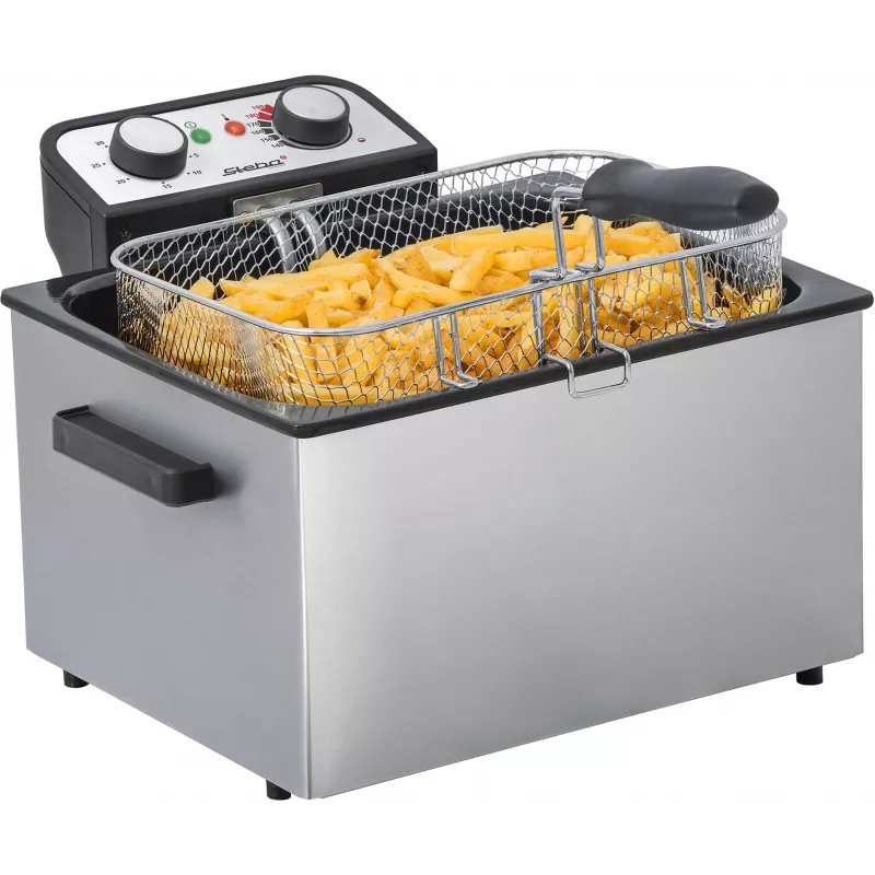 Friteerauskeitin Steba DF 300 Double 5 L 3000 W musta ruostumaton teräs