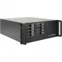 INTER-TECH IPC 4U-4508 -runkokotelo musta — 4U-palvelin-/PC-kotelo, rack-asennus