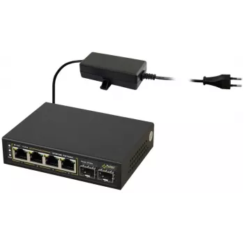 PULSAR POE-kytkin SFG64 4-porttinen ja 2 SFP-uplink