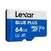 MicroSDXC-muistikortti Lexar BLUE PLUS 64 GB UHS-I 100 MB/s U1 V10 (sininen)