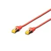 Verkkokaapeli Digitus CAT 6A S/FTP RJ-45 Cat6a 2m punainen
