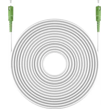 Goobay 59595 kuitu-kaapeli 2 m SC/APC FTTH OS2 valkoinen (59595)