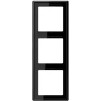JUNG LS 983 SW - musta - duroplasti - ruuviton - JUNG - 81 mm - 223 mm