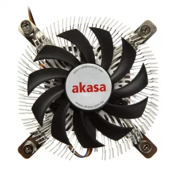 Akasa AK-CC7129BP01 tietokoneen jäähdytysjärjestelmä prosessorijäähdytin 7,5 cm