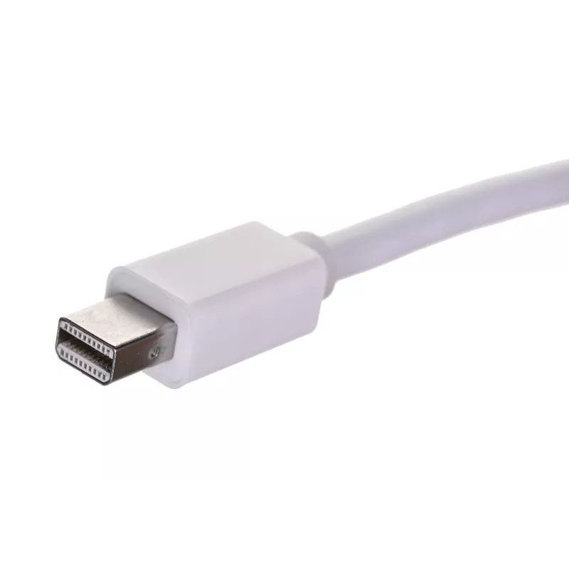 Videoadapterikaapeli SAVIO Mini DisplayPort (uros) - HDMI Type-A (naaras) 0,2 m, valkoinen