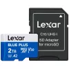 MicroSDXC-muistikortti Lexar BLUE PLUS 2 TB UHS-I, 170 MB/s, U3 V30, vedenpitävä