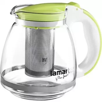 Lasikannu Lamart LT7028 vihreä läpinäkyvä 13 cm halkaisija 155 mm korkeus