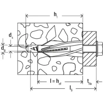 Kiila-ankkuri Fischer 50493