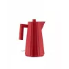 Alessi MDL06 B laskostettu vedenkeitin, musta, euro-pistoke