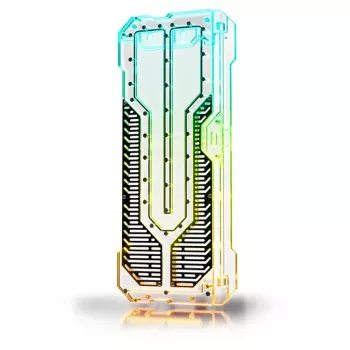 Etupaneeli PC-koteloon Singularity Spectre 4 Elite, akryyli läpinäkyvä