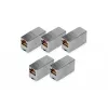 RJ45-modulaariliitin Digitus DN-93901-5 5 kpl kullattu hopea