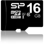 MicroSDHC-muistikortti Silicon Power 16GB Class 10 UHS-I U1 40 MB/s, vedenpitävä, musta