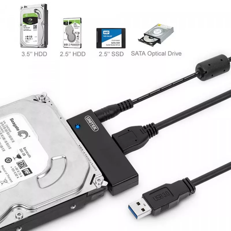 Liitäntäkortti Unitek Y-1039, USB-kaapeli mukana, 5 Gbit/s, musta, Plug-and-Play