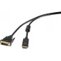 Renkforce RF-3301142 videokaapeliadapteri 1 m DisplayPort DVI-D musta (RF-3301142)