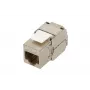 Extralink Keystone CAT6A STP RJ45 kulmikas metalli-keystone-moduuli, yksittäisportti