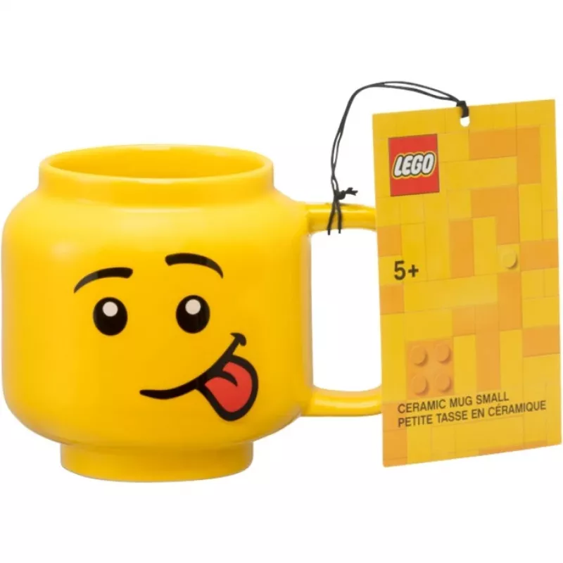 LEGO EYZ65827 pieni keraaminen muki hauskalla kasvolla 255 ml