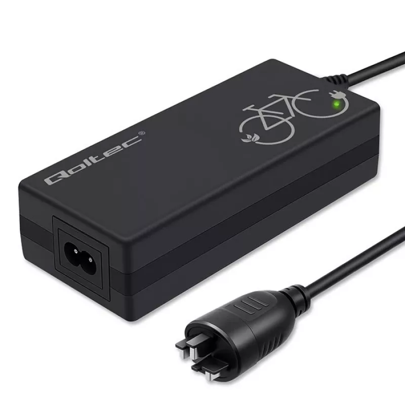 Laturi sähköpyörään 36V/42V 2A Bosch 3-pin-liittimellä QOLTEC