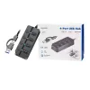 USB 3.2 Gen1 -keskitin, 4x USB-A on/off-kytkin
