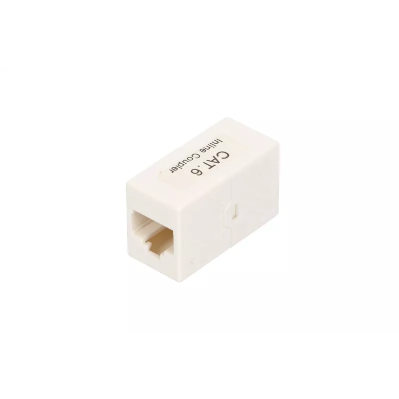 Liitäntärasia Extralink RJ45 CAT6 UTP, muovi, valkoinen, 1 kpl
