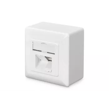 Digitus DN-9006-N CAT 6, luokka E, suojattu pinta-asenteinen verkkorasia, valkoinen