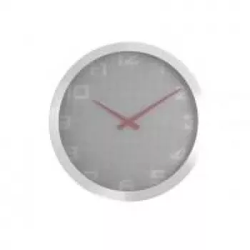 NeXtime kello 3019 Dots, Ø35 cm, seinäkello, harmaa