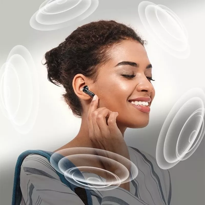 Nappikuulokkeet Bluetooth 5.4 TP97 TWS taajuuskorjain