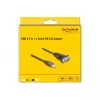 DeLOCK adapteri USB 2.0 Type-A - sarjaportti RS-232 D-Sub 9-napainen uros 1,5 m