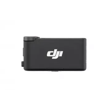 Mikrofonivastaanotin DJI Mic 3 kamerakiinnitys musta – paristokäyttöinen, sisältää 3,5 mm äänikaapelin ja USB-kaapelin