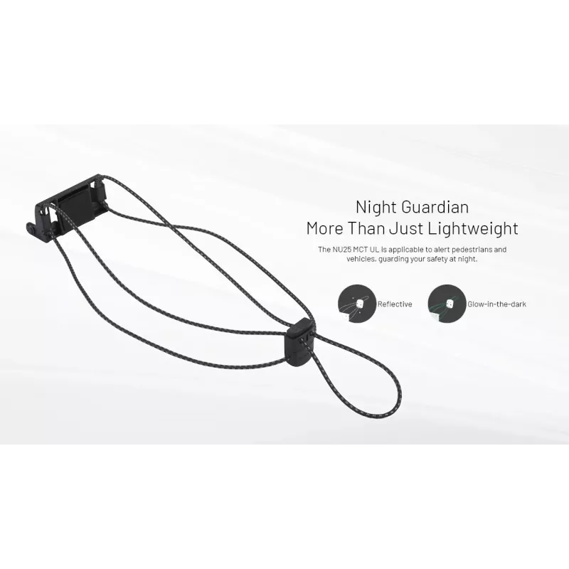 Otsalamppu Nitecore NU25 MCT UL ladattava kevyt 400 lm monivärinen lämpötila