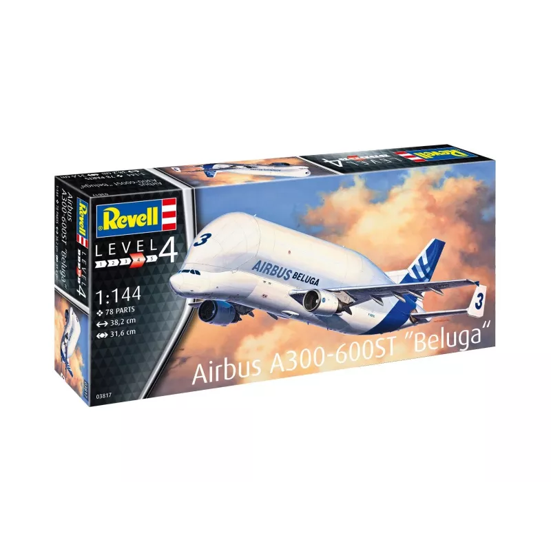 Revell 1/144 mittakaava Airbus A300-600 kpl Beluga rakennussarja