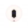NeXtime kello 2615ro Focus, Ø25 cm, seinäkello, valkoinen/punainen