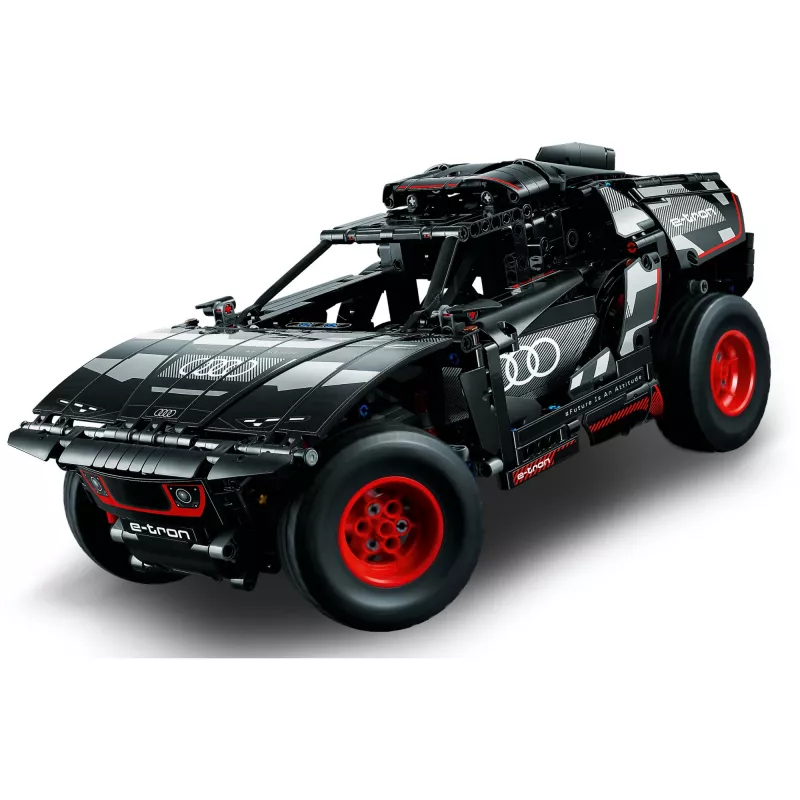 LEGO Technic maastoautomallin rakennussarja Audi RS Q e-tron 42160 — 914 osaa, suositeltu ikä 10+