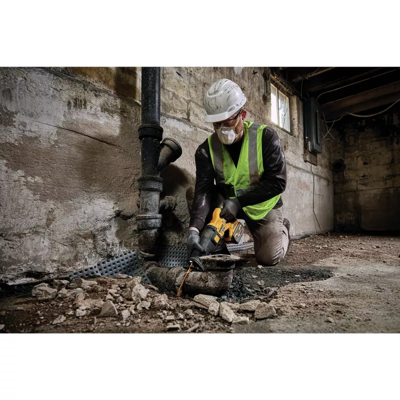 DEWALT DCS389NT -puukkosaha FlexVolt 54V TSTAK musta, keltainen