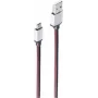 USB-kaapeli ShiverPeaks BS14-50096 0,9 m USB A Micro-USB B punainen