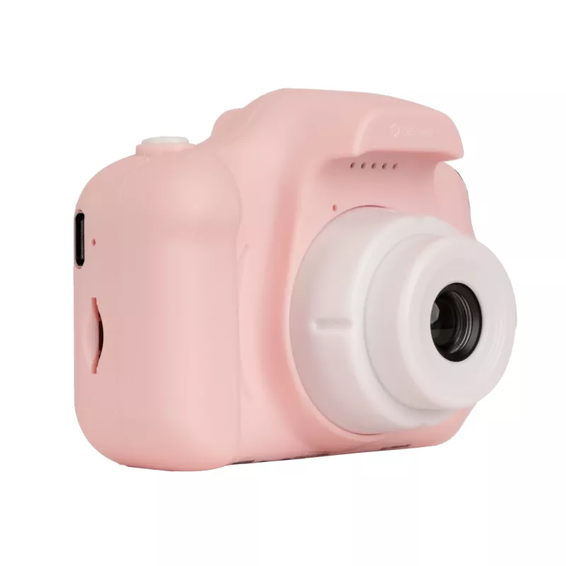 Lasten digitaalikamera DENVER KCA-1340RO — kompakti 85 g, pinkki