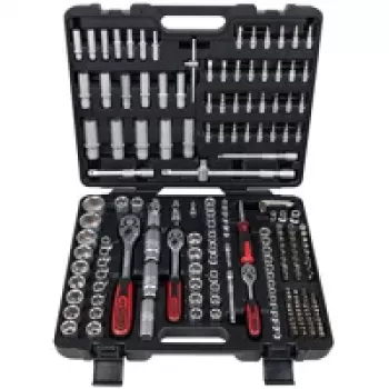 KS Tools 1/4 + 3/8 + 1/2 hylsyavainsarja 195 osaa 917.0795