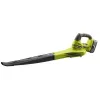 Ryobi RBL1820S40F ONE+ akkukäyttöinen lehtipuhallin 18 V, 4,0 Ah akulla ja laturilla, musta, vihreä