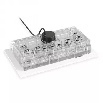 Alphacool Distroplate Apex Dark Base Pro 901 RGB Support — jakolevy PC-vesijäähdytykseen, malli 14658