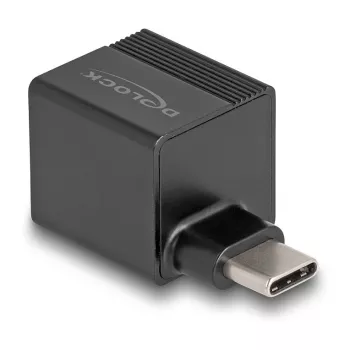 DeLOCK USB Type-C -sovitin gigabitin LAN mini musta